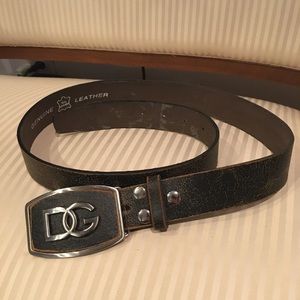vintage Dolce & Gabbana Leather Belt